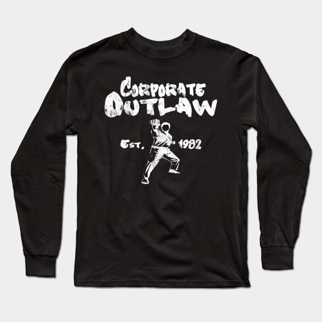 Eternal Entrepreneur : Corporate Outlaw - Karate Long Sleeve T-Shirt by FOOTBALL IS EVERYTHING